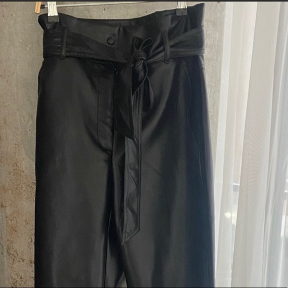 Wilfred front tie pants leather - Picture 4 of 4